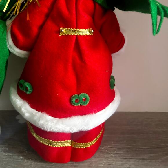 Annalee Mr and Mrs Claus w/ Presents Christmas Plush Statues 19” EUC 2008 - Picture 10 of 11